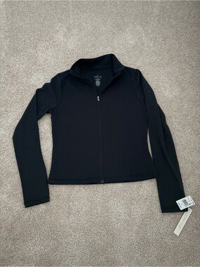 Navy Blue Full Zip Athletic Jacket
